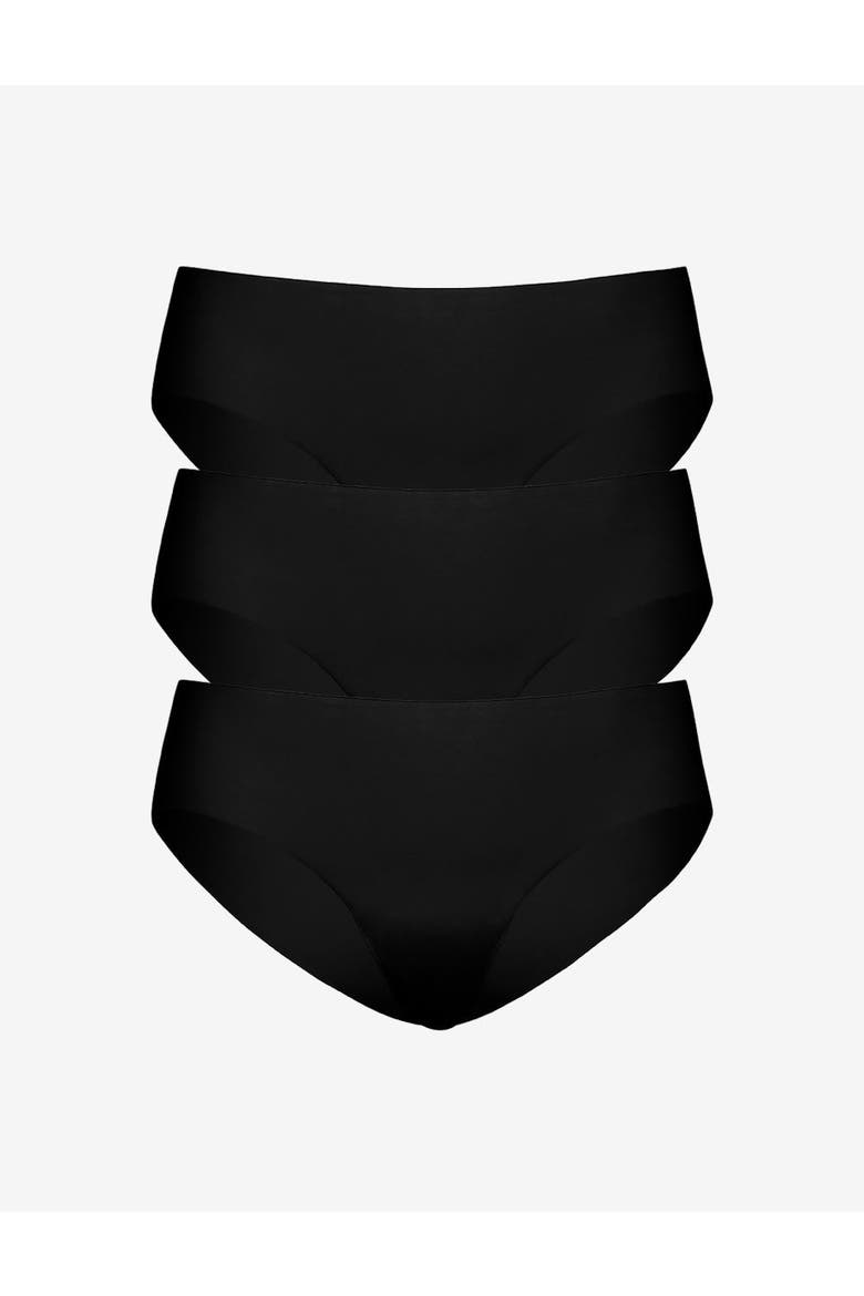 Cotton Bikini 3-Pack, Alternate, color, Beige