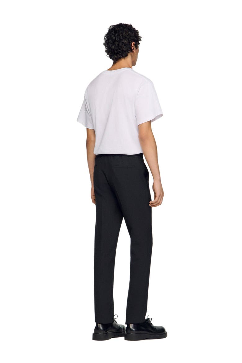 Jersey trousers, Alternate, color, Black
