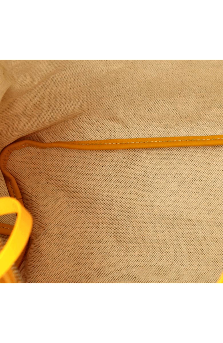 Pre-Owned Goyard Boheme Hobo Coated Canvas, Alternate, color, Yellow