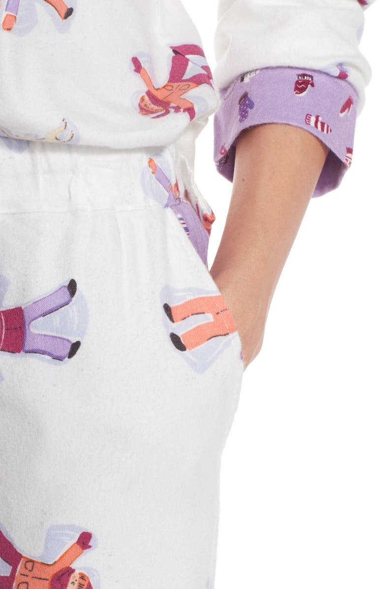 Munki Munki Flannel Pajamas, Alternate, color, 