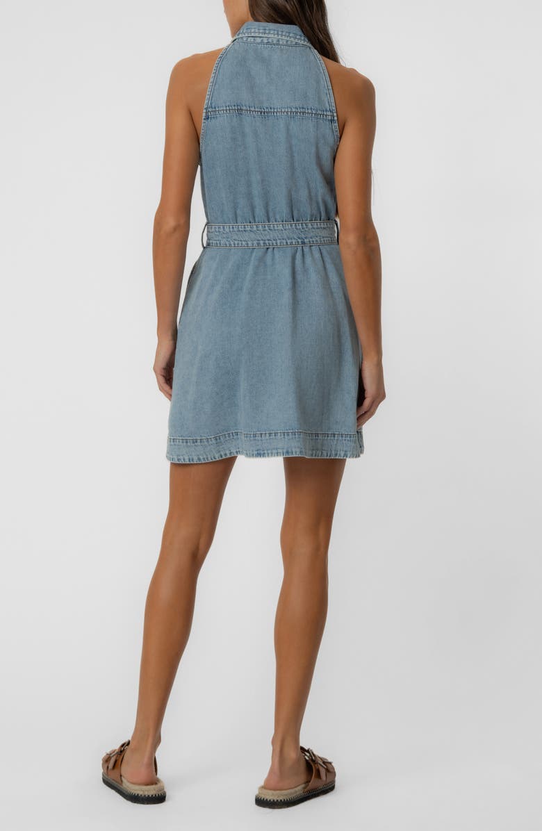 KUT from the Kloth Eileen Halter Denim Dress, Alternate, color,