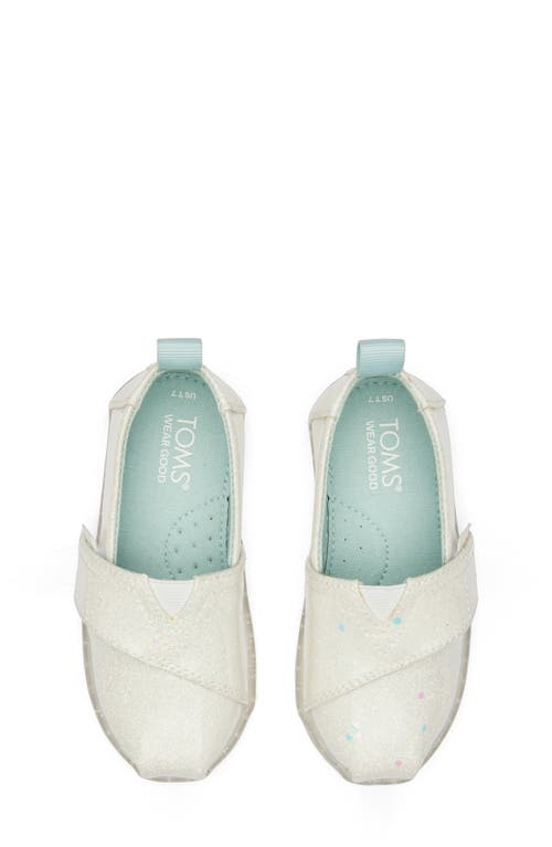Toms Kids' Alpargata Slip-on Sneaker In White