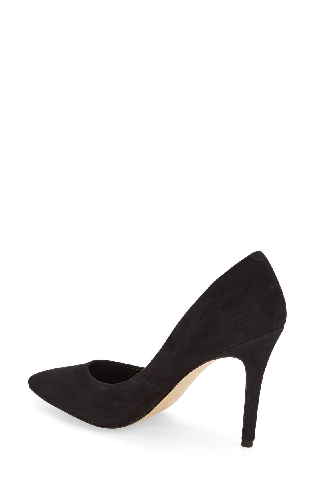 'Pact' Pump, Alternate, color, BLACK/ BLACK SUEDE