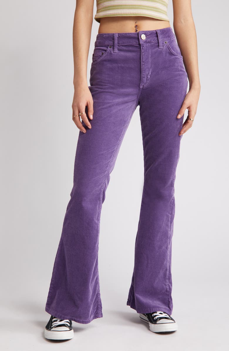 BDG Urban Outfitters Mid Rise Corduroy Flare Pants, Alternate, color, 