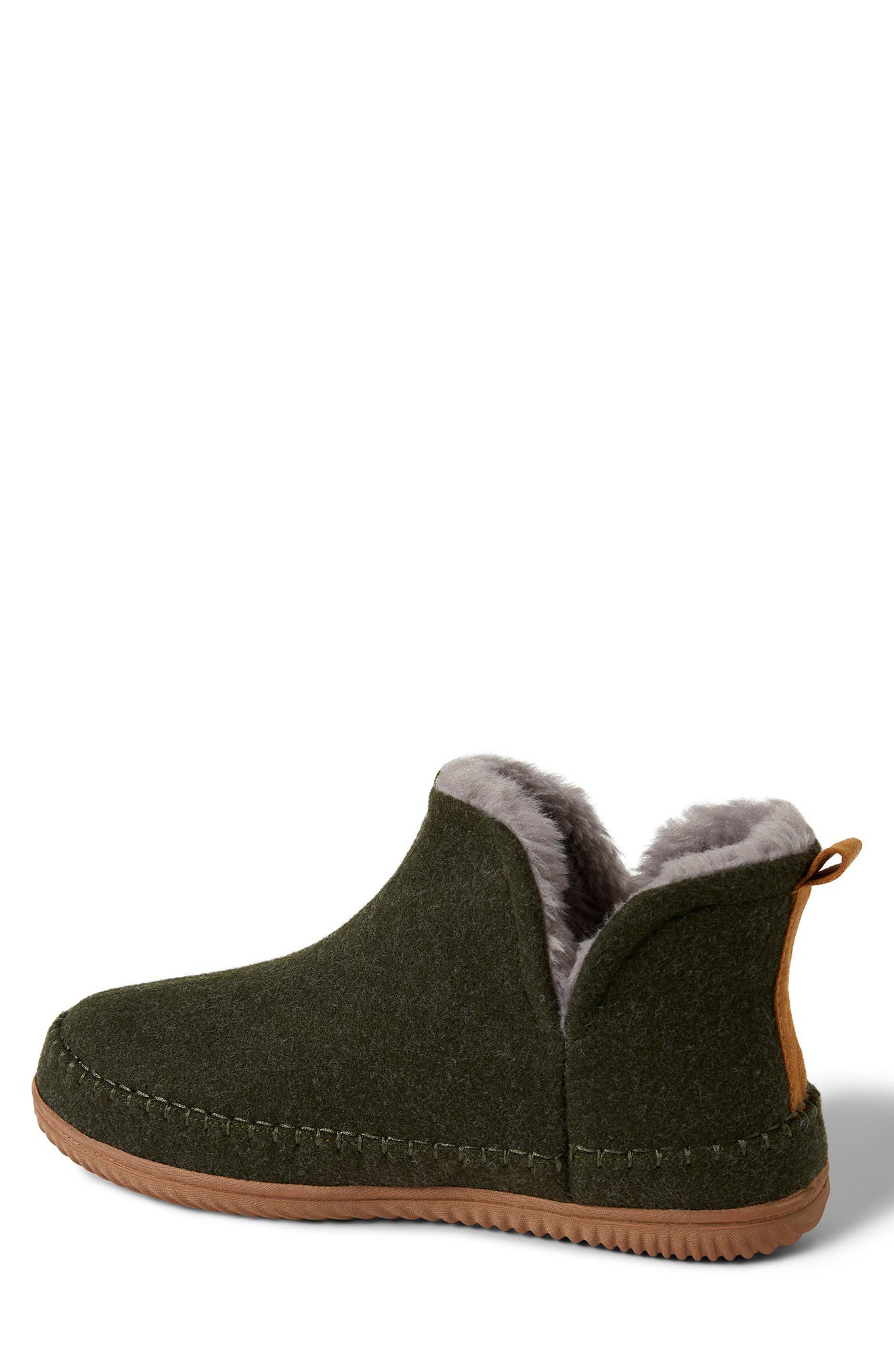Brixen Bootie Slipper, Alternate, color, LODEN