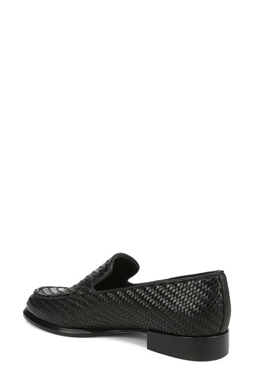 Vince Naomi Woven Loafer In Black
