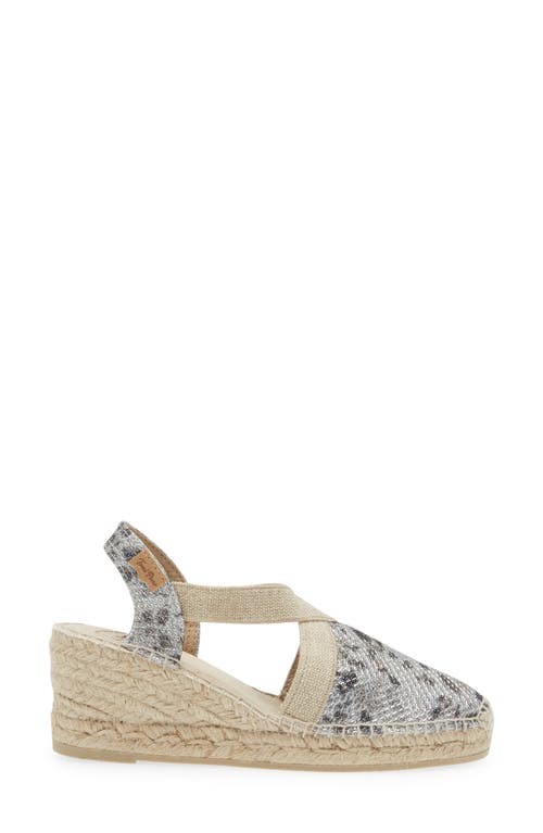Toni Pons 'triton' Espadrille Wedge In Nit Night