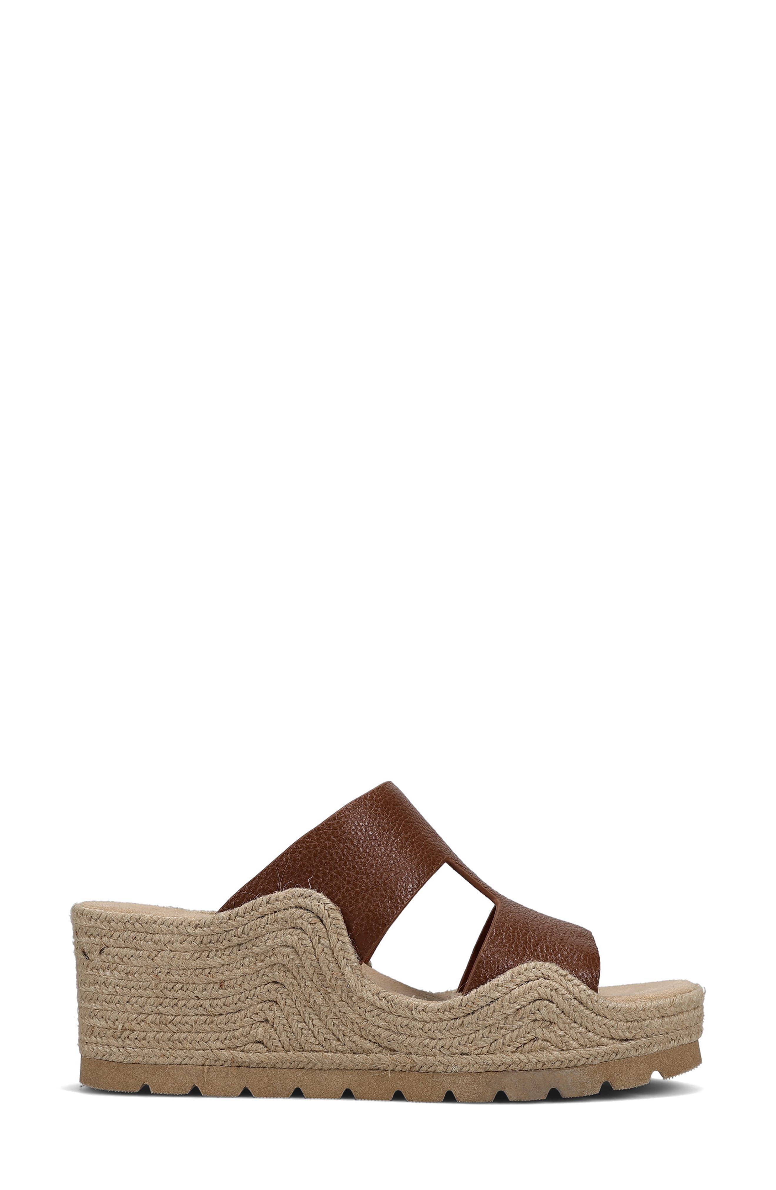 Cyril Platform Wedge Sandal, Alternate, color, CUOIO