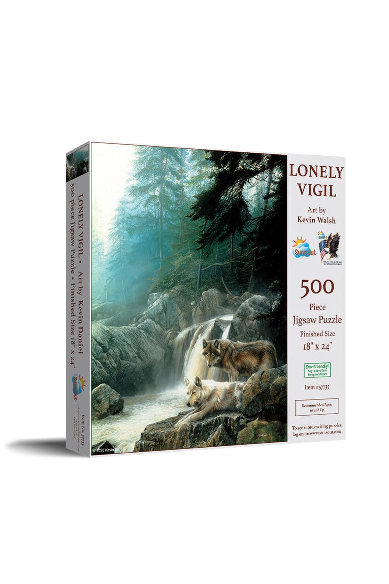 Lonely Vigil 500 piece Jigsaw Puzzle for Adults, Main, color, Multicolor