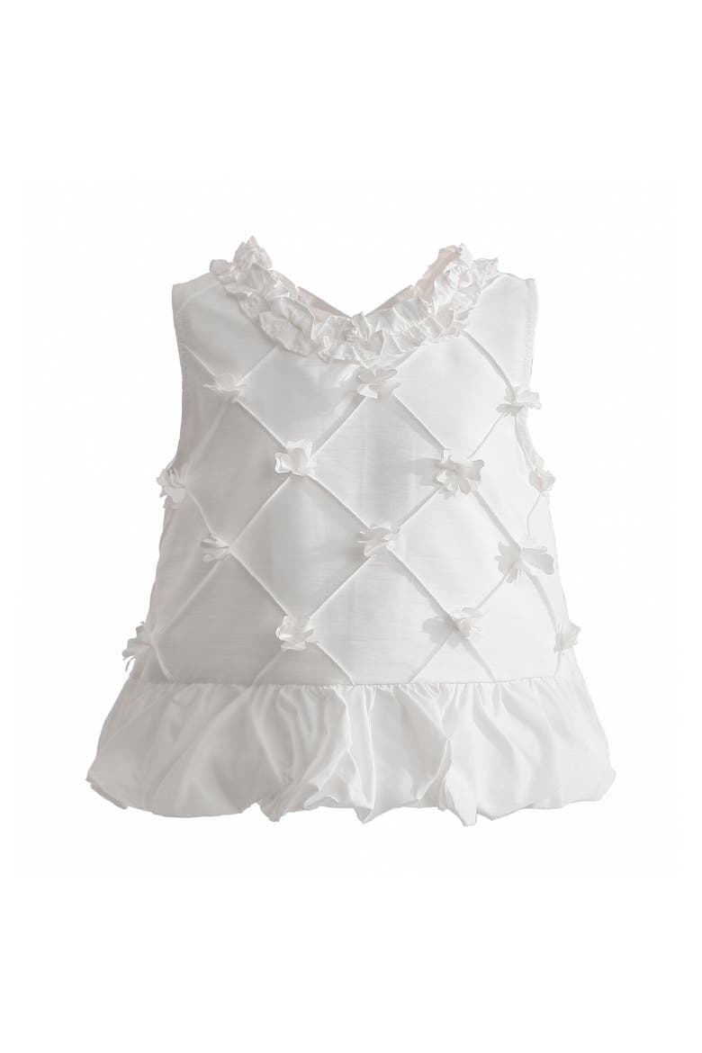 Fucienne Quilted Skirt Set, Alternate, color, White