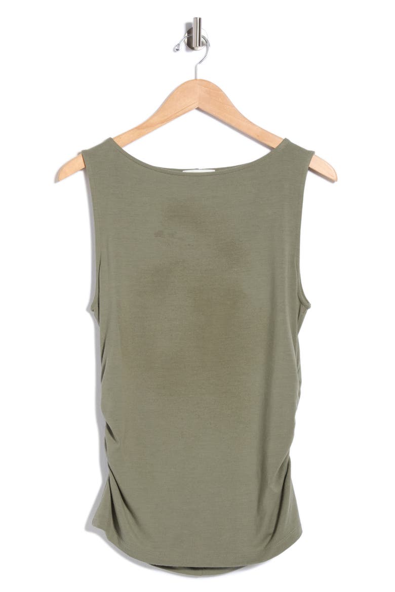 Ruched Tank, Alternate, color, SEA FERN
