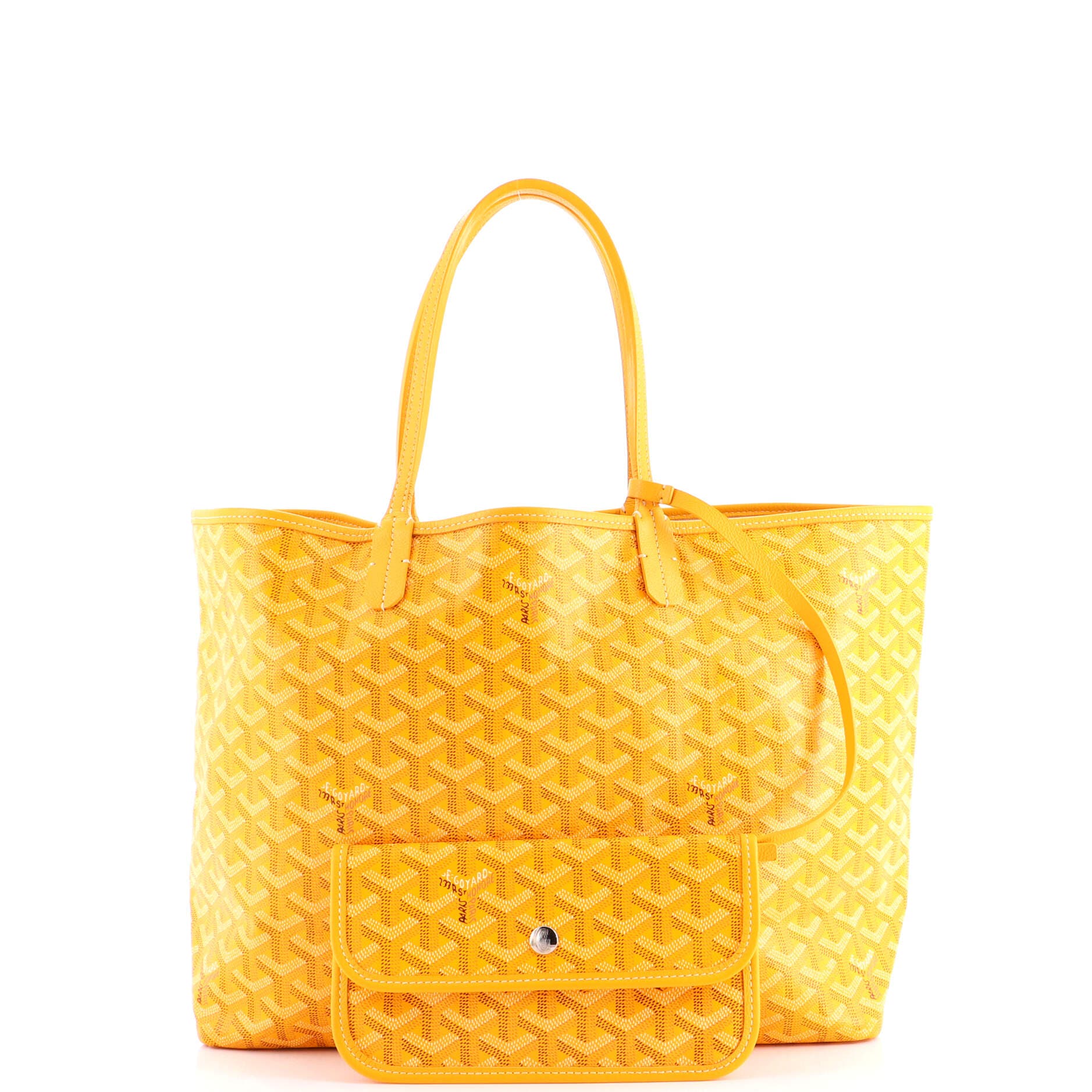 Pre-Owned Goyard Saint Louis Tote Coated Canvas PM, Alternate, color, Yellow
