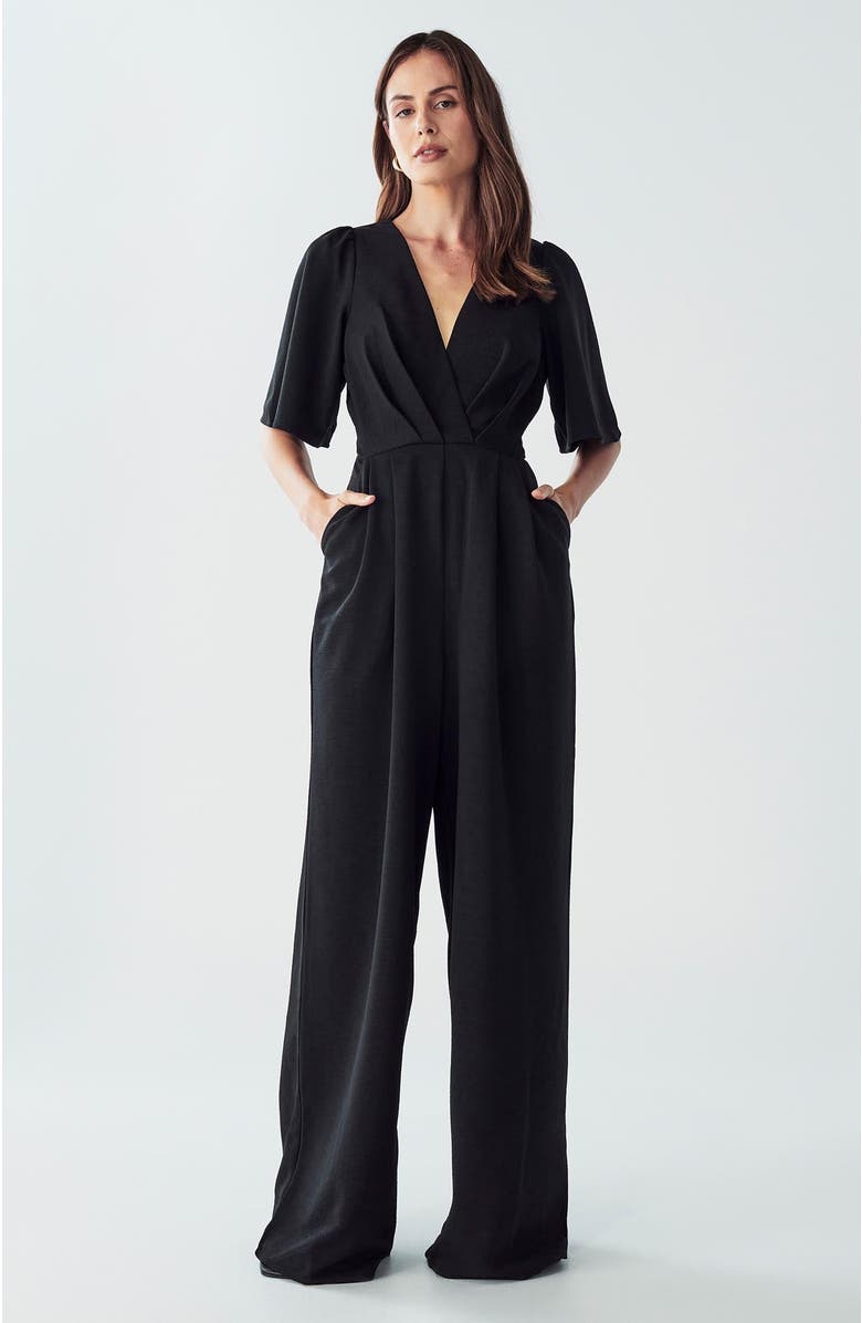 WILLA Omaha Jumpsuit, Alternate, color, Black Texture