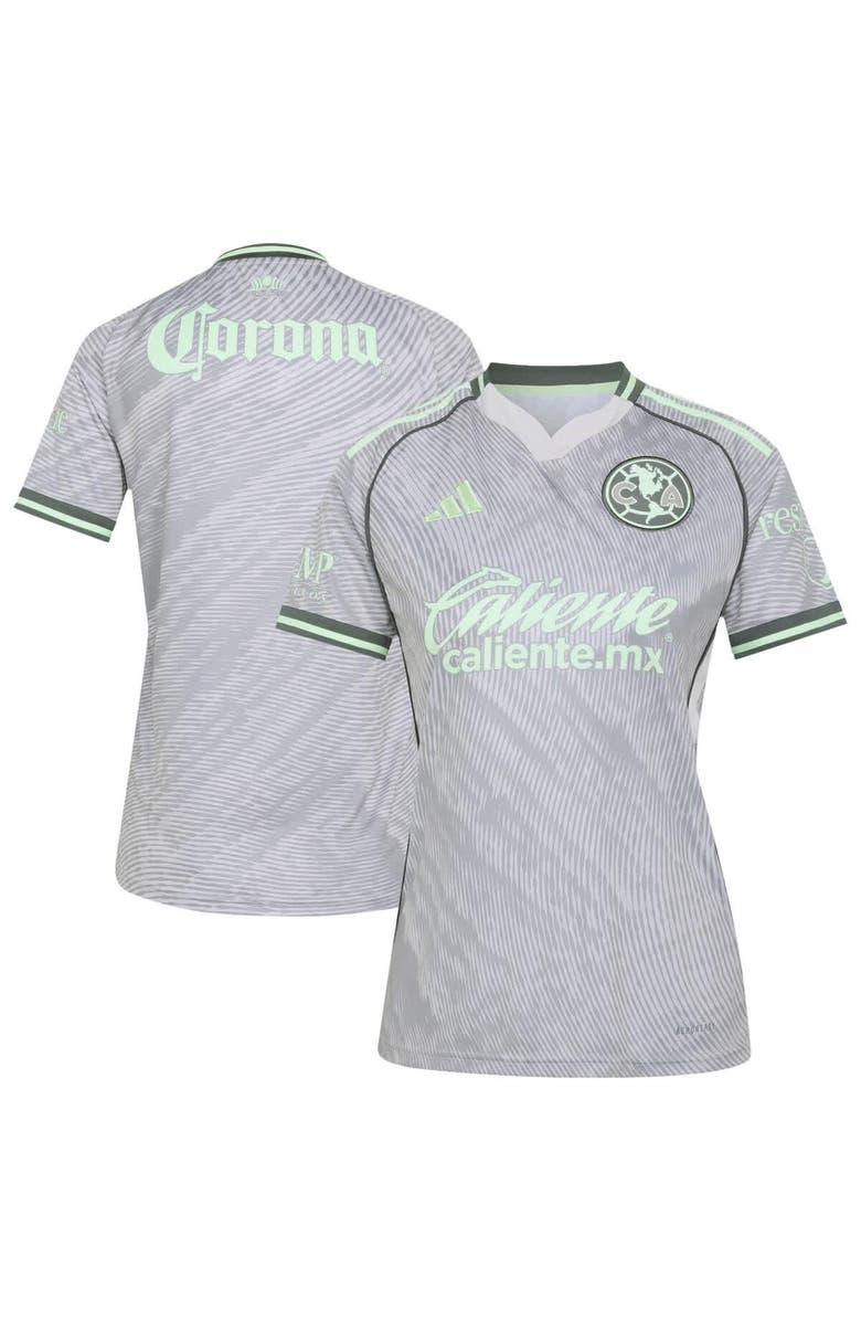 adidas Women's adidas  Gray Club America Third 2025/26 Replica Jersey, Main, color, Gray