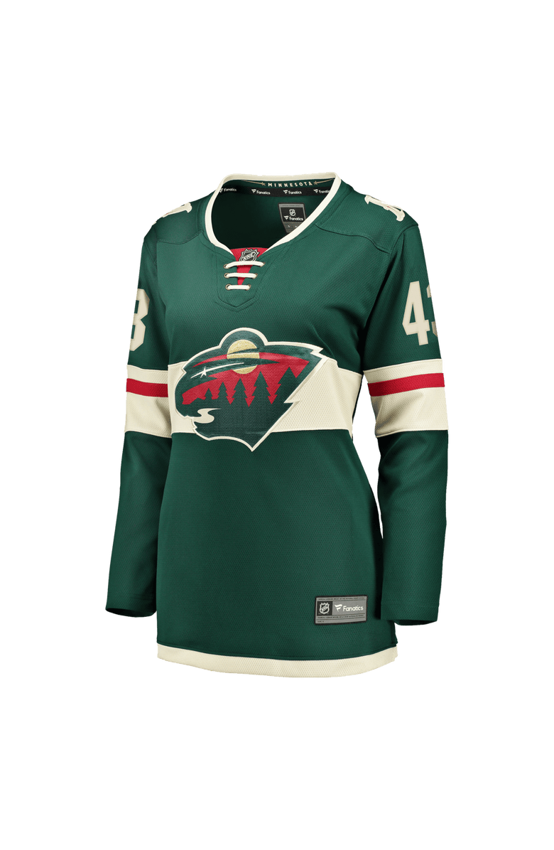 FANATICS Women's Fanatics Quinn Hughes Green Minnesota Wild Home Breakaway Jersey, Alternate, color, Green