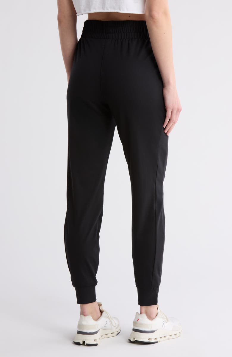 YOGALICIOUS Lux District Zip Pocket Joggers, Alternate, color, Black