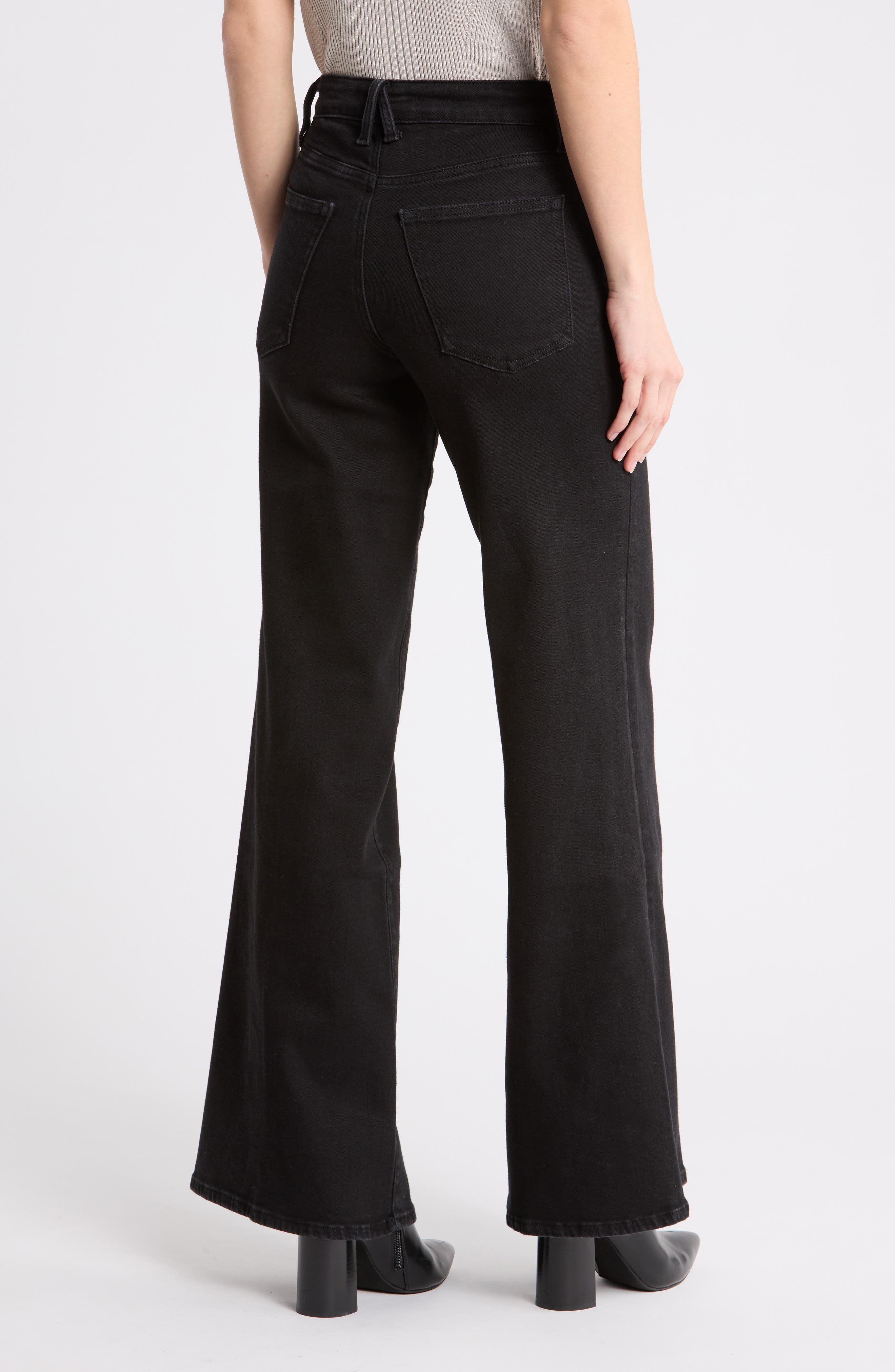 Good Waist High Waist Palazzo Wide Leg Jeans