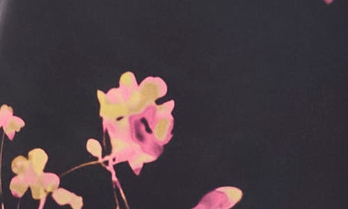 Vince Camuto Print Drawstring Wide Leg Pants In Black