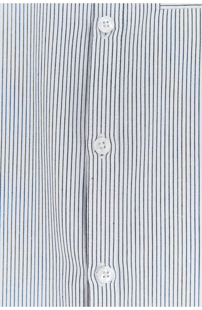 Babycottons Premium Cotton Ron Button-Front Striped Shirt For Infant, Alternate, color,