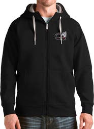 ANTIGUA Men's Antigua Black Colorado Mammoth Victory Full-Zip Hoodie