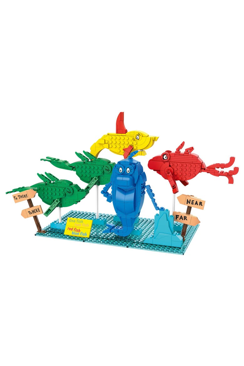 Dr. Seuss One Fish Two Fish Red Fish Blue Fish Building Set, Alternate, color, Red