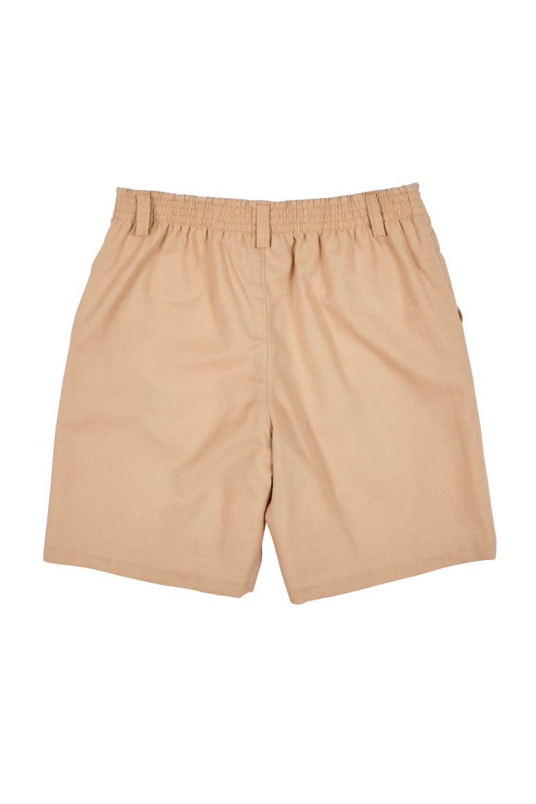 Khaki Linen-Look Short, Alternate, color, Khaki