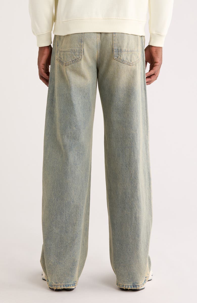 PacSun Dane II Tinted Extreme Baggy Jeans, Alternate, color, Light Indigo