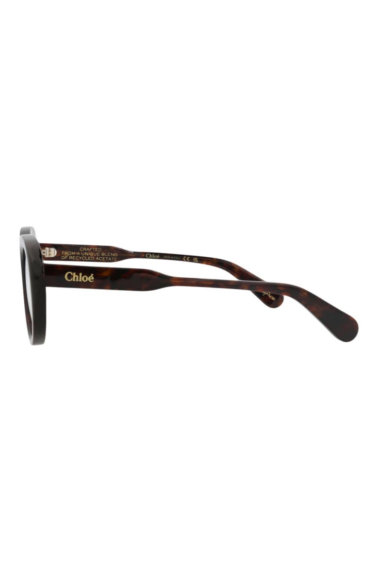 53mm Cat Eye Optical Glasses, Alternate, color, HAVANA HAVANA TRANSPARENT