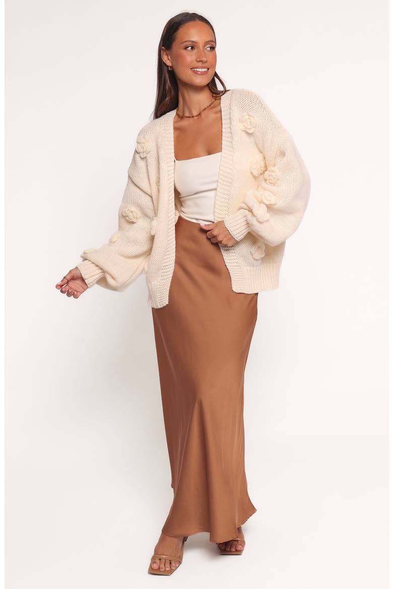 Doralee Rose Cardigan, Alternate, color, CREAM
