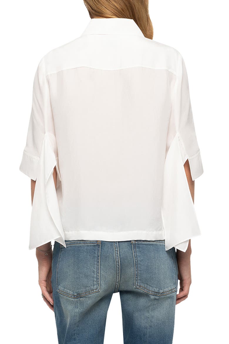 Telmy Silk Shirt, Alternate, color, JUDO