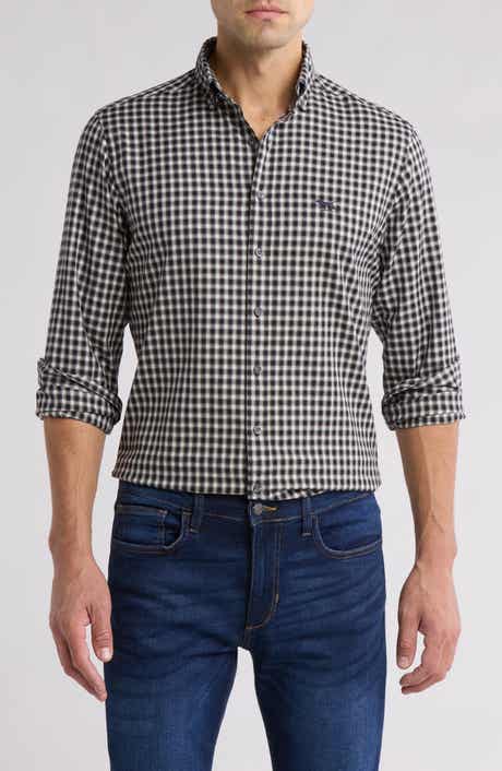 Rodd & Gunn Signal Hill Grid Trim Fit Cotton Button-Up Shirt