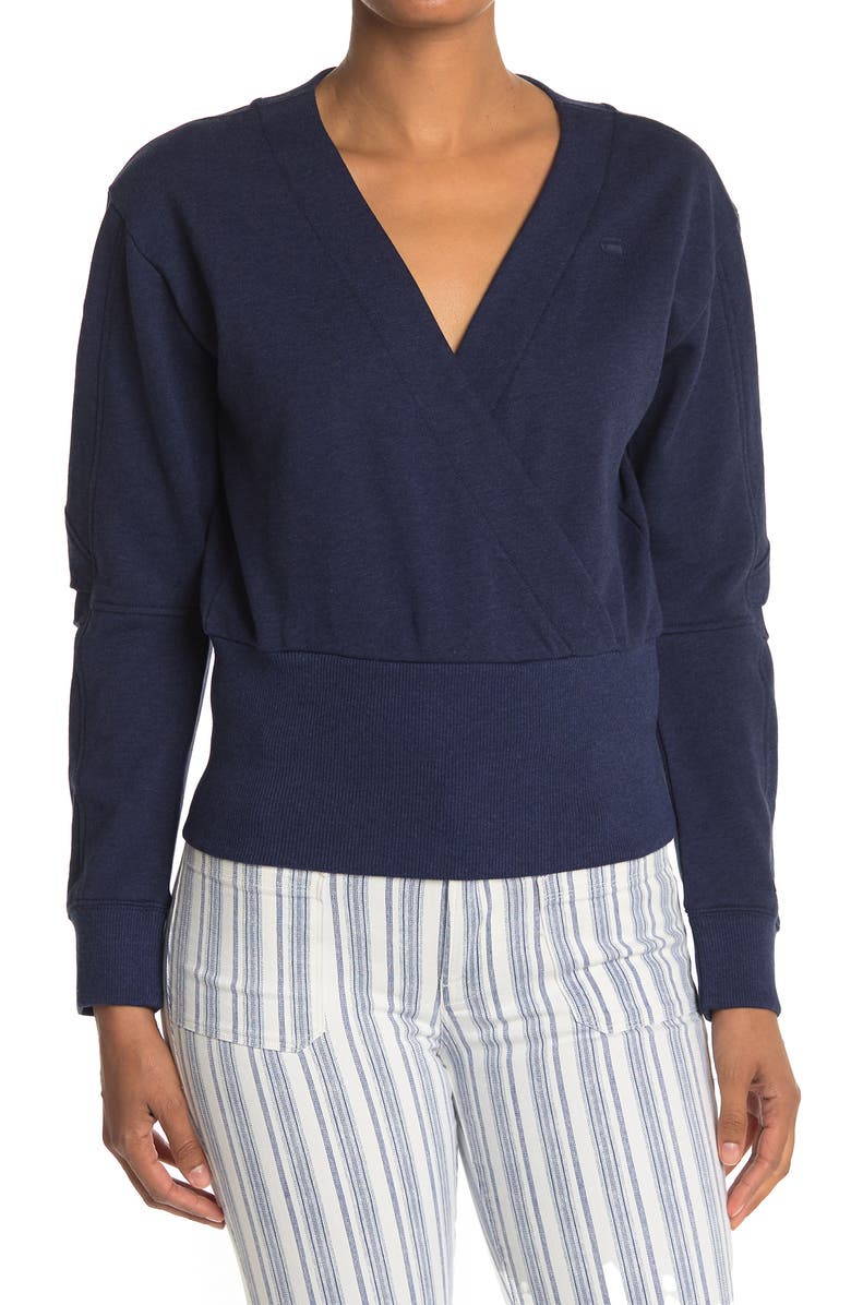 G-Star RAW Xzyph Incremis Crossover Sweatshirt, Main, color,