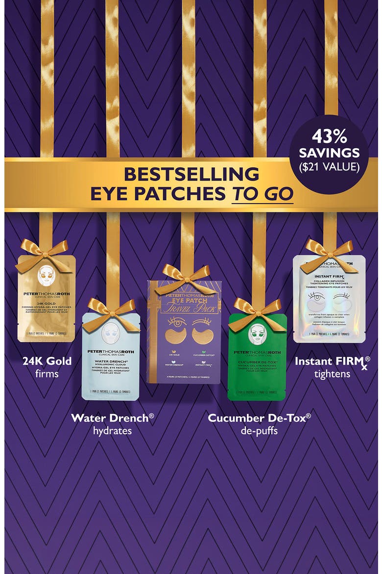 Eye Patch Travel Pack Holiday Set of 4, Alternate, color, NO COLOR