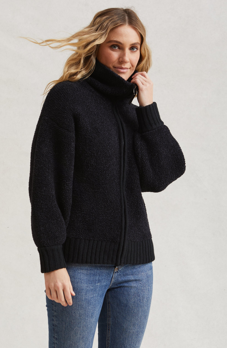 Kashwere Apparel Cozy Full Zip Jacket, Alternate, color,