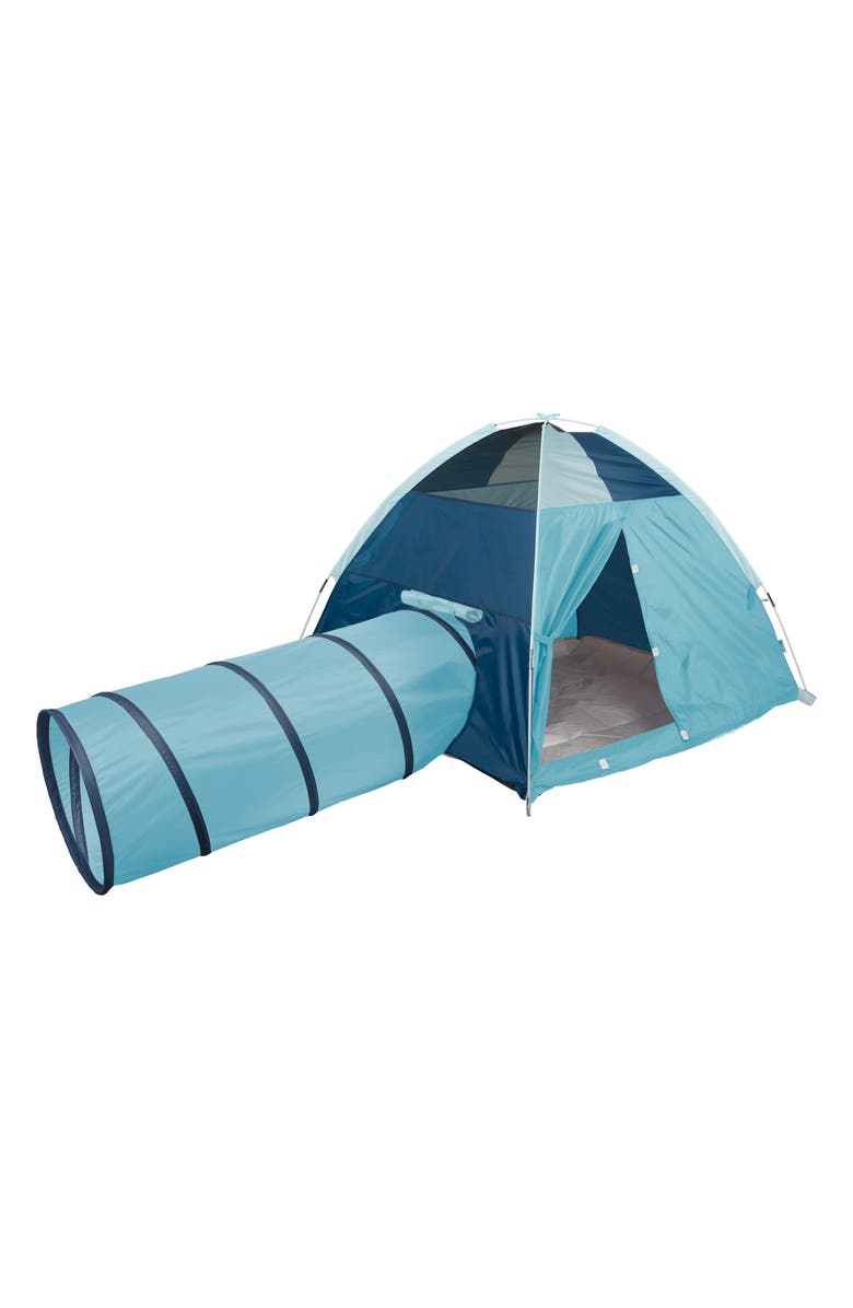 Pacific Play Tents Cool Blue Play Tent with Tunnel, Main, color, Blue
