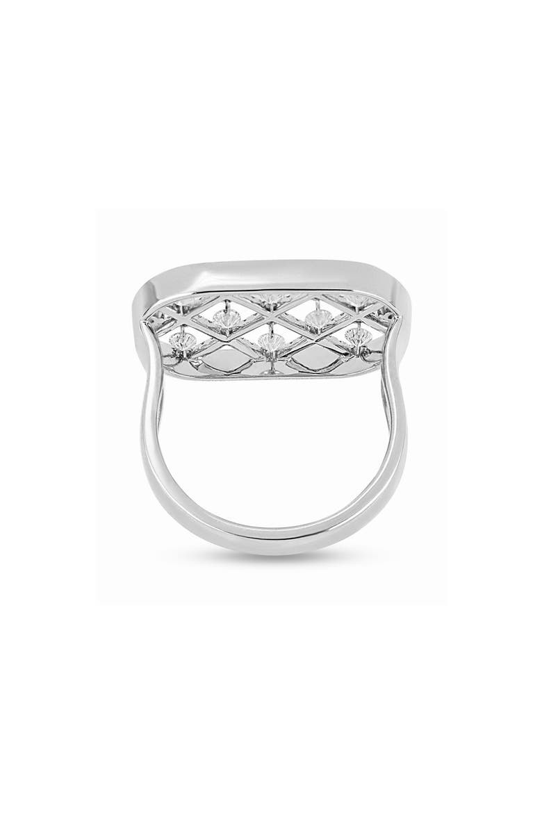 Audrey Diamond Statement Ring, Alternate, color, 18K WHITE GOLD