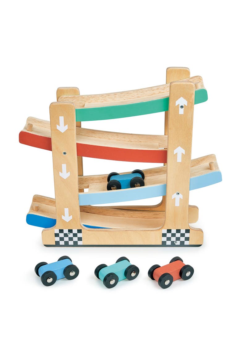 Wooden Ramp Racer Toy, Main, color, Multi-color