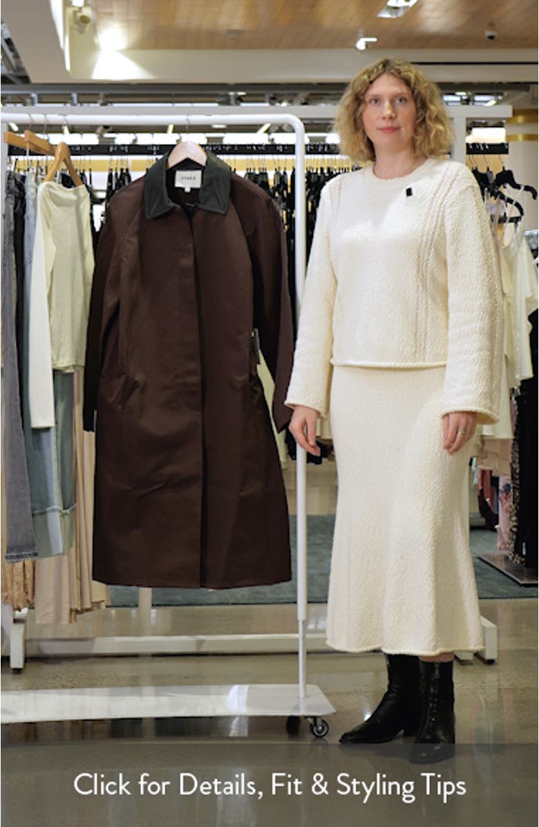 Jonah Leather Collar Coat, sales video thumbnail