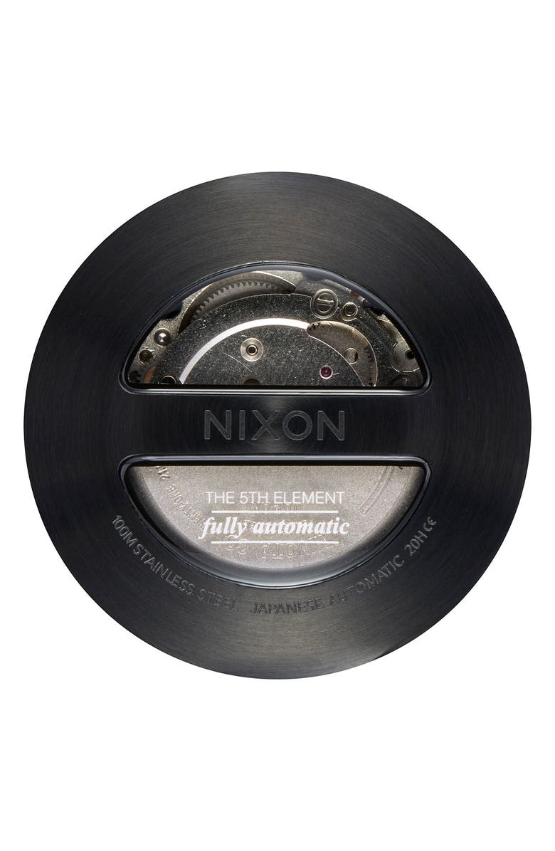 Nixon The 5th Element Automatic Bracelet Watch, 42mm, Alternate, color, 