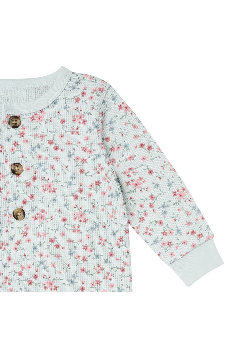 Modern Moments<sup>™</sup> by Gerber Long Leg Slouch Romper, Alternate, color, Sky Floral