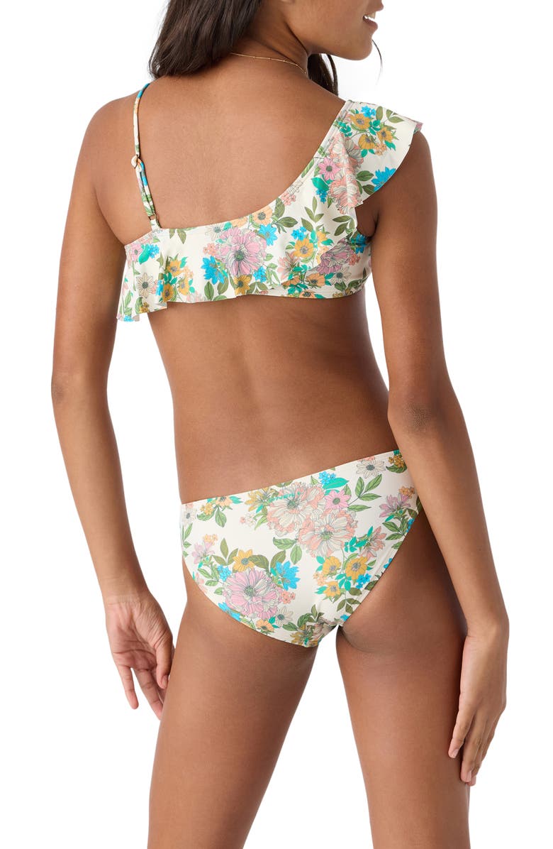O'Neill Kids' Cara Floral Ruffle Two-Piece Swimsuit, Alternate, color, 
