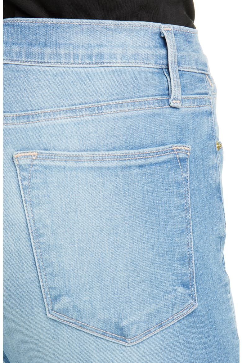 Le High Raw Hem Ankle Skinny Jeans, Alternate, color, EUROPA