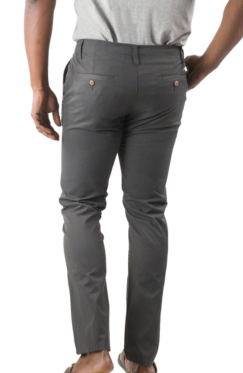 Tailor Vintage Straight Leg Stretch Cotton Blend Chino Pants, Alternate, color, Dark Shadow