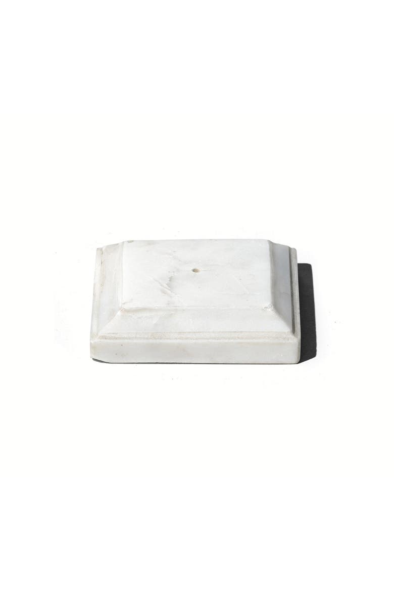 Marble Incense Holder, Main, color, White Square