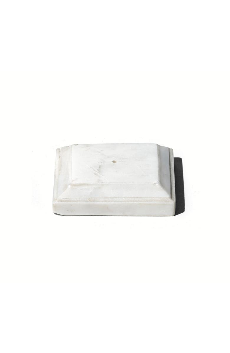 PUEBCO Marble Incense Holder, Main, color, White Square
