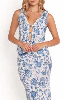 Petal & Pup Claud Ruffle Plissé Top