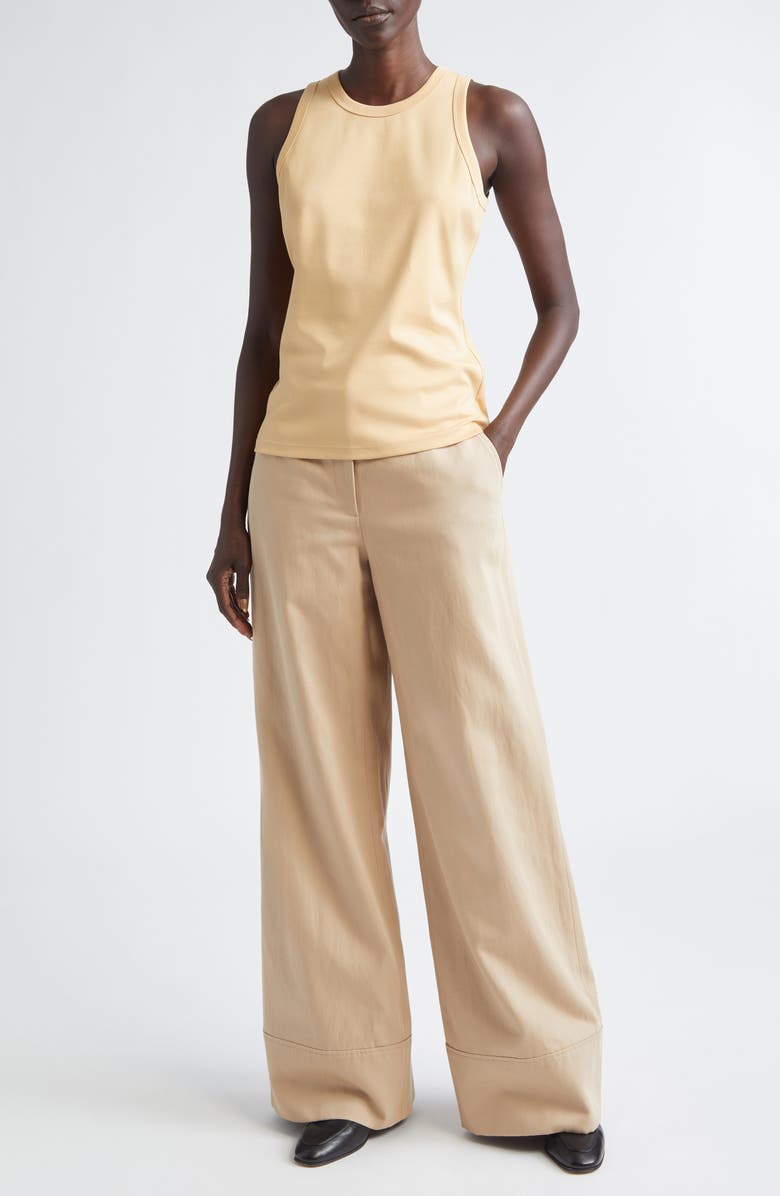 Lafayette 148 New York Racerback Tank, Alternate, color, Black