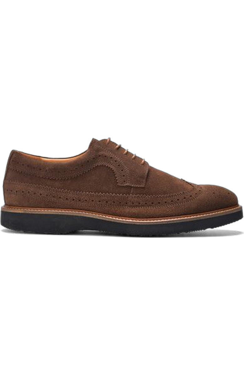 A. Veer Ellis Wingtip Oxford, Alternate, color, Tobacco Suede