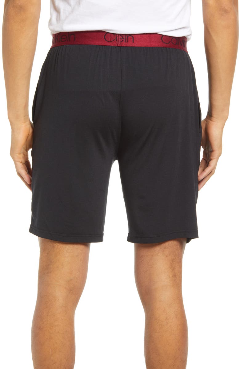 Calvin Klein Stretch Modal Sleep Shorts, Alternate, color,