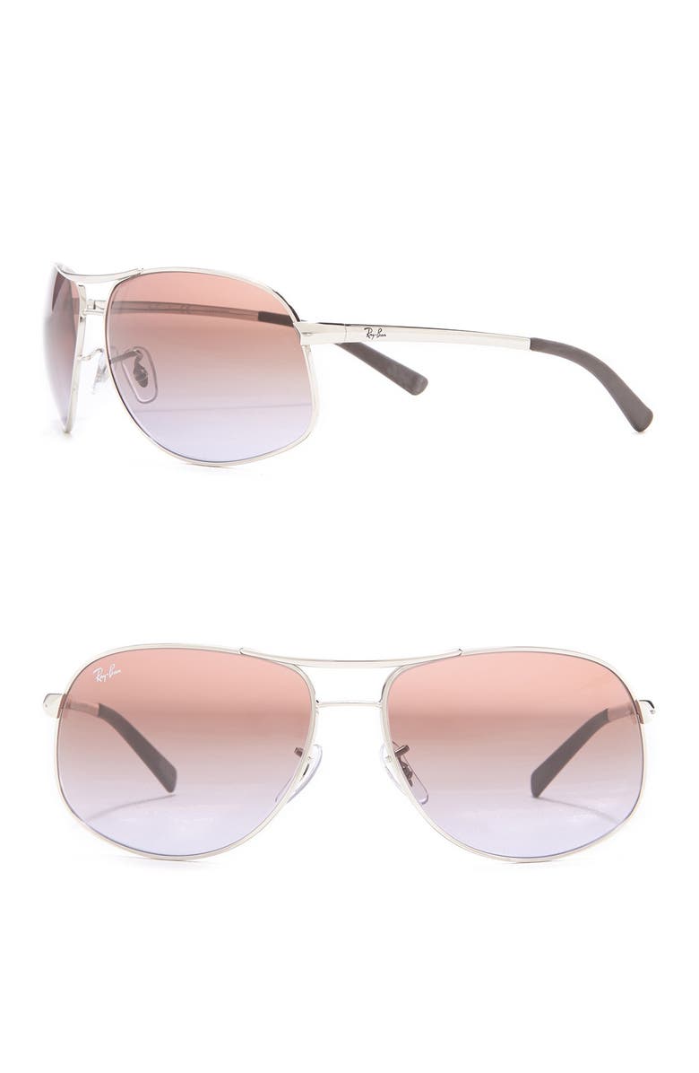 Ray-Ban 54mm Gradient Pilot Sunglasses, Main, color,